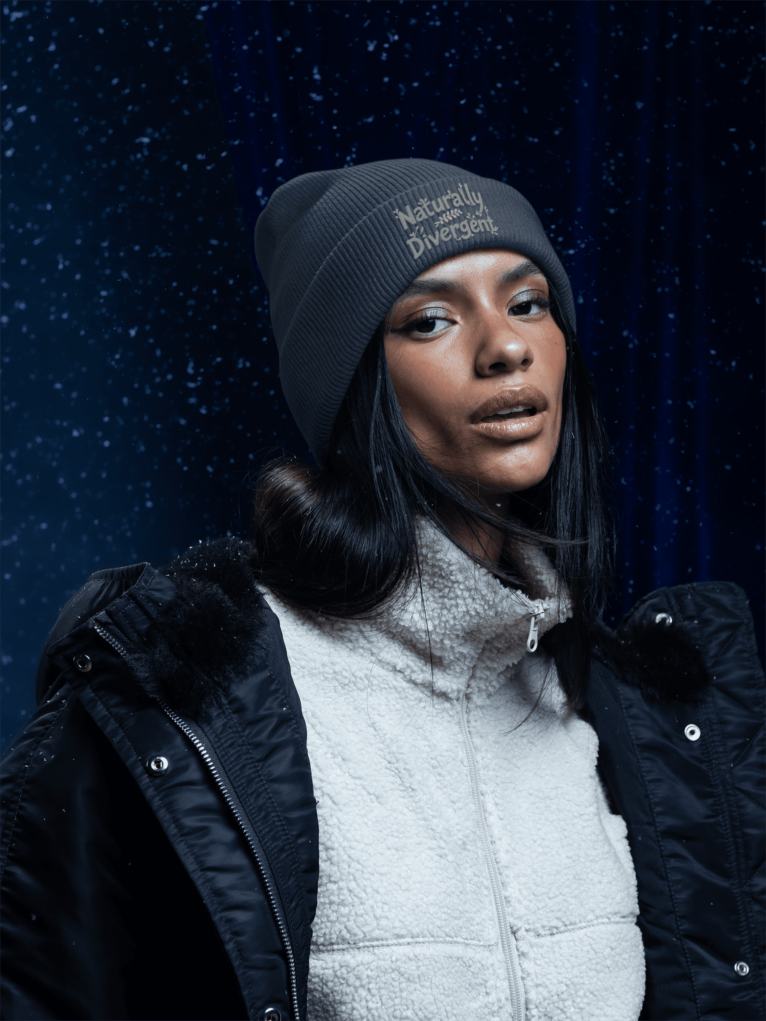 Naturally Divergent Cuffed Beanie — Soft Unisex Beanie for Brains That Don’t Blend In - You're My Kind of Weird